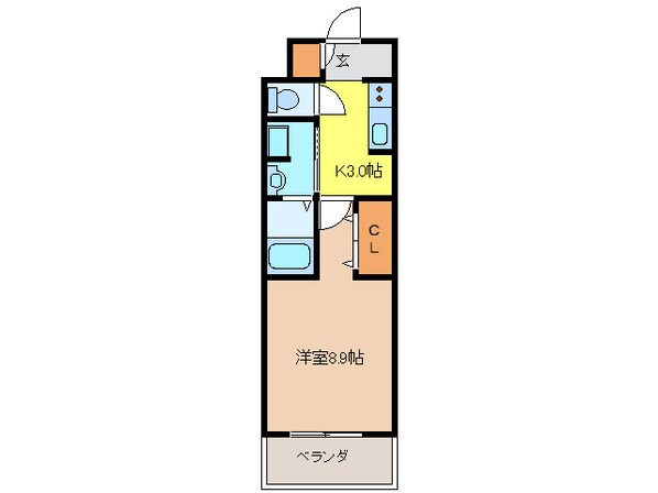 アヴァンセ　ナゴネの物件間取画像